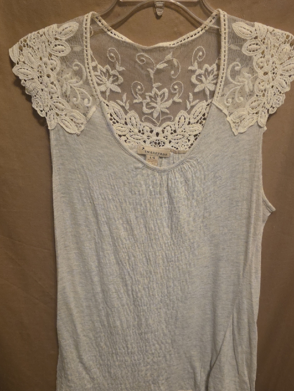 Ladies' Tank with Lace L